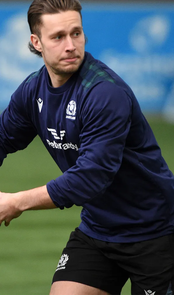 International Hoodies & Sweatshirts Scotland international rugby player readies a pass during a warm up at Murrayfield