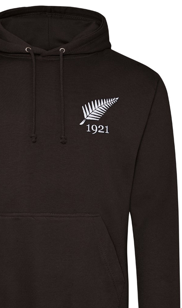 Classic Rugby Hoodies & Sweatshirts A traditional hoodie with a New Zealand fern embroidered on the chest.
