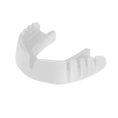 Opro Snap-Fit Mouthguard - White - Front