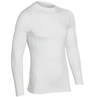 Unbranded Teamwear Baselayer Top White - Front