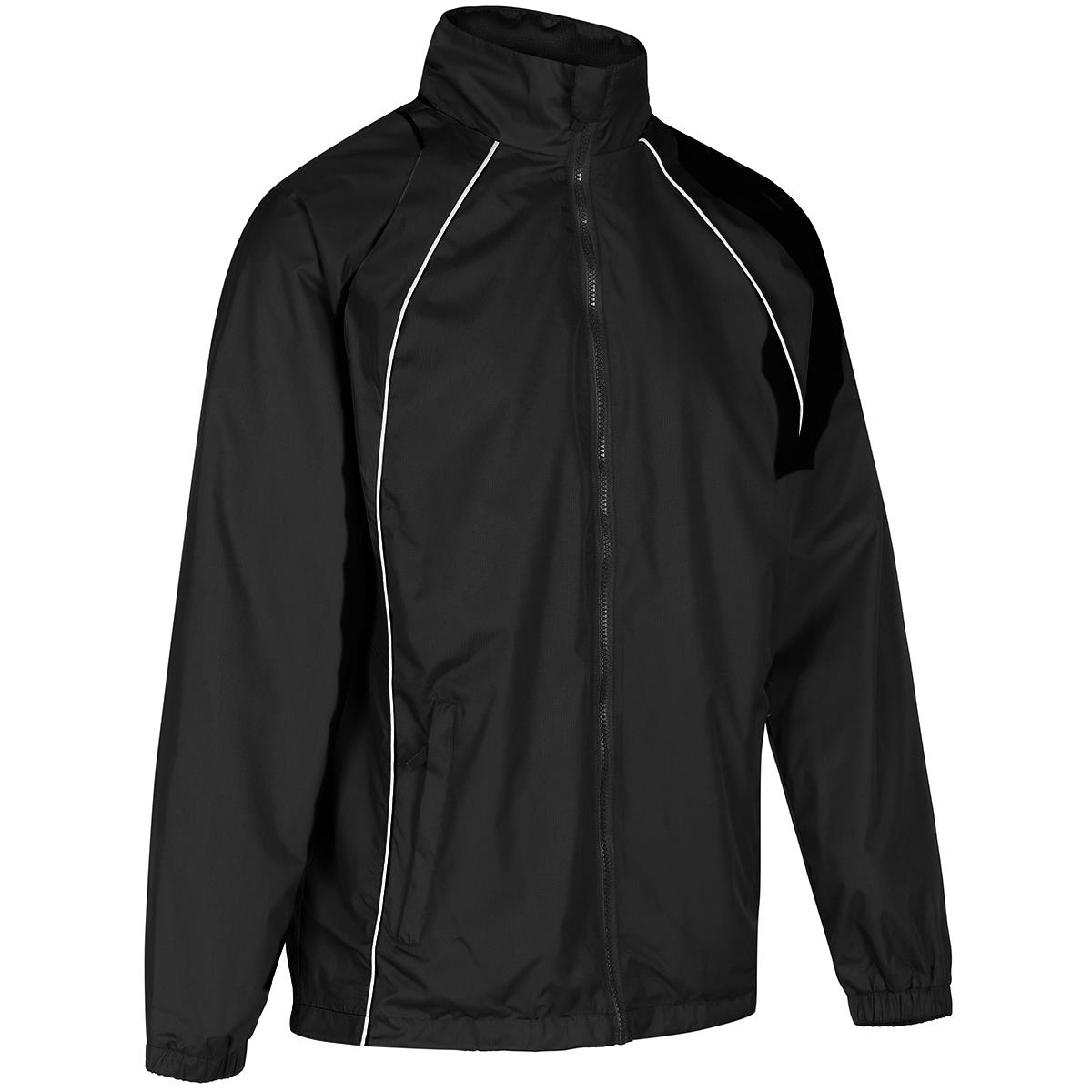 Kids Black Unbranded Teamwear Elite Showerproof Jacket | rugbystore
