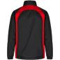 Unbranded Teamwear Elite Showerproof Jacket Black/Red - Back