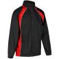 Unbranded Teamwear Elite Showerproof Jacket Black/Red Kids - Front