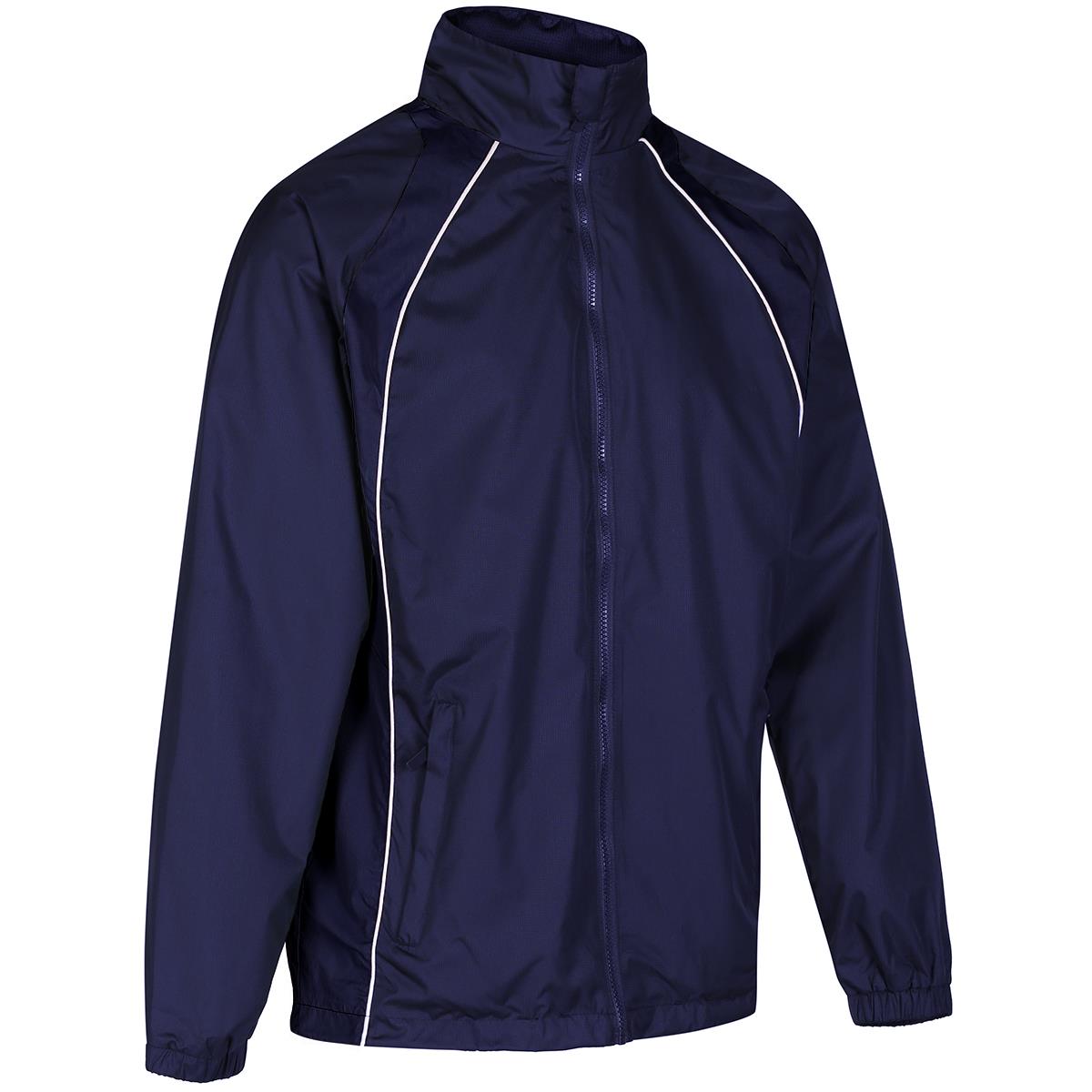 Mens Navy Unbranded Teamwear Elite Showerproof Jacket | rugbystore