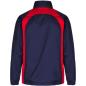 Unbranded Teamwear Elite Showerproof Jacket Navy/Red - Back