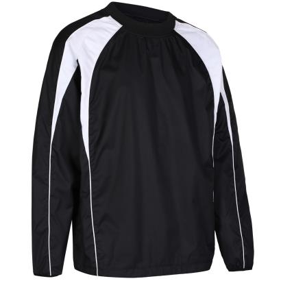 Unbranded Teamwear Pro Training Top Black/White - Front