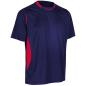 Unbranded Teamwear Pro Training Tee Navy/Red Kids - Front