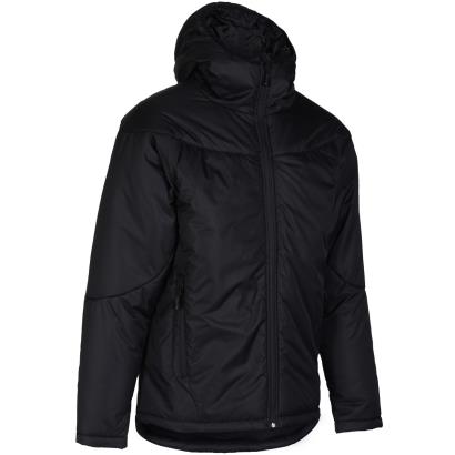 Unbranded Teamwear Contoured Thermal Jacket Black Kids front
