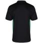 Unbranded Teamwear Premium Polo Black/Emerald - Back