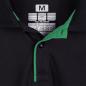 Unbranded Teamwear Premium Polo Black/Emerald - Detail 1