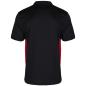 Unbranded Teamwear Premium Polo Black/Red - Back