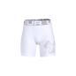Under Armour Heatgear Fitted Shorts White Kids - Front