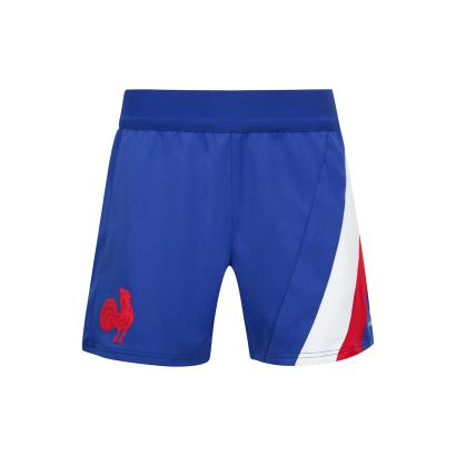 Le Coq Sportif France Mens Home Rugby Shorts - Cobalt - Front