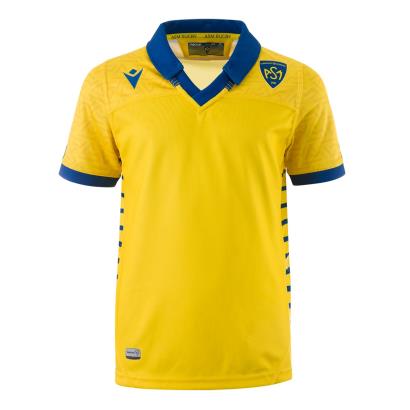 ASM Clermont Poly Home Rugby Shirt S/S Kids 2021 - Front