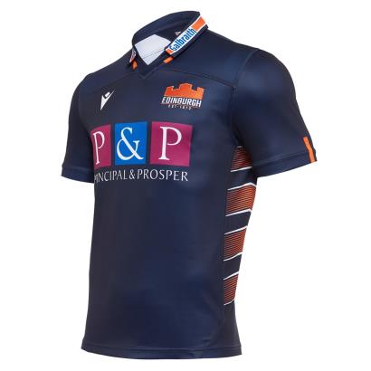 Edinburgh Poly Home Rugby Shirt S/S 2021 front