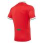 Wales Poly Home Rugby Shirt S/S 2021 - Back
