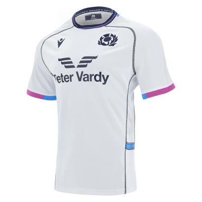 Macron Scotland Mens Poly Alternate Rugby Shirt - Short Sleeve - Front