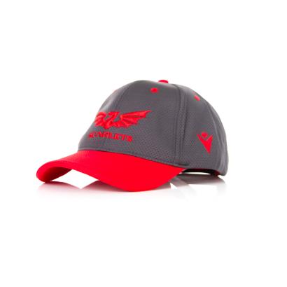 Macron Scarlets Adults Cap - Anthracite - Front