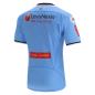 Macron Cardiff Blues Mens Poly Home Rugby Shirt - Short Sleeve - Back