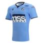 Macron Cardiff Blues Mens Poly Home Rugby Shirt - Short Sleeve - Front
