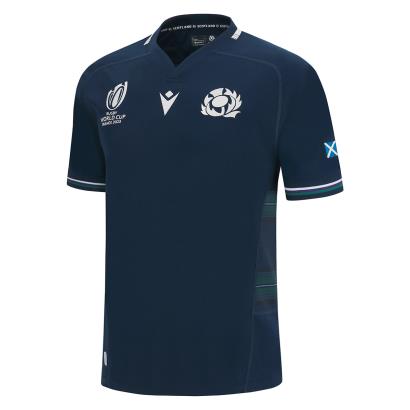 Scotland Mens Rugby World Cup 2023 Home Rugby Shirt - Front