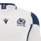 Scotland Mens Rugby World Cup 2023 Training T-Shirt - White - Scotland and Macron Logo
