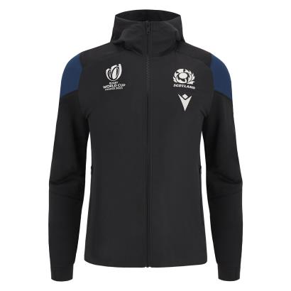 Scotland Mens Rugby World Cup 2023 Travel Full Zip Hoodie - Front