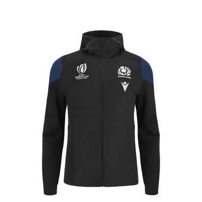 Scotland Kids Rugby World Cup 2023 Travel Full Zip Hoodie - Front