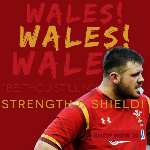 Buy the  official Wales rugby replica shirt and kit made by Under Armour