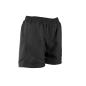 Gilbert Ladies Saracen Rugby Shorts Black - Front 2