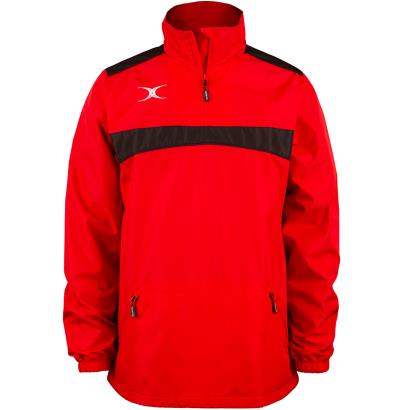Gilbert Teamwear Photon 1/4 Zip Jacket Red/Black Kids front