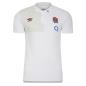England Mens Polo - Brilliant White 2024 - Front