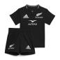 All Blacks Baby Home Rugby Kit - Black 2023 - Front