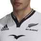 All Blacks Mens Alternate Rugby Shirt - Short Sleeve White 2023 - Logos