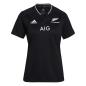 adidas All Blacks Womens Home Rugby Shirt - Short Sleeve - Front