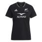All Blacks Womens Home Rugby Shirt - Short Sleeve Black 2023 - Front