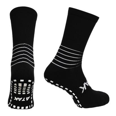 Atak Adults C Grip Mid Leg Socks - Black - Pair of Socks