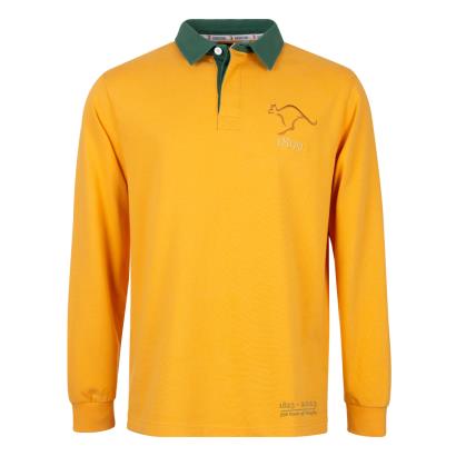 Rugbystore Australia Mens 1899 200 Years of Rugby Shirt - Gold - Front