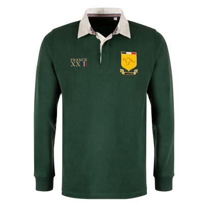 Australia Mens World Cup Heavyweight Rugby Shirt - Bottle - Front