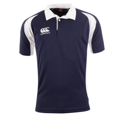 Canterbury Teamwear Focus Shirt Navy/White Kids - Front
