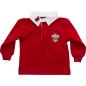 Wales Baby Classic L/S Rugby Shirt - Front