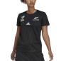 New Zealand Womens Black Ferns Rugby Shirt - Black Short Sleeve - Model Front