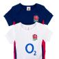 Brecrest Babies England 2 Pack of Bodysuits - White and Navy - Badges