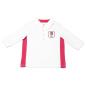 Brecrest Babies England Classic Rugby Shirt - White Long Sleeve - Front