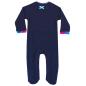 Brecrest Babies Scotland Sleepsuit - Navy - Back