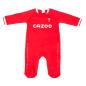 Brecrest Babies Wales Sleepsuit - Red - Front