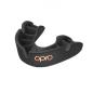 Opro Bronze Mouthguard - Black - Front