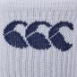 Canterbury Adults 3 Pack Crew Socks - White - Logo