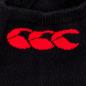 Canterbury Adults 3 Pack Trainer Socks - Black - Canterbury Logo