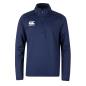 Canterbury Club 1/4 Zip Mid Layer Training Top Navy Kids - Front